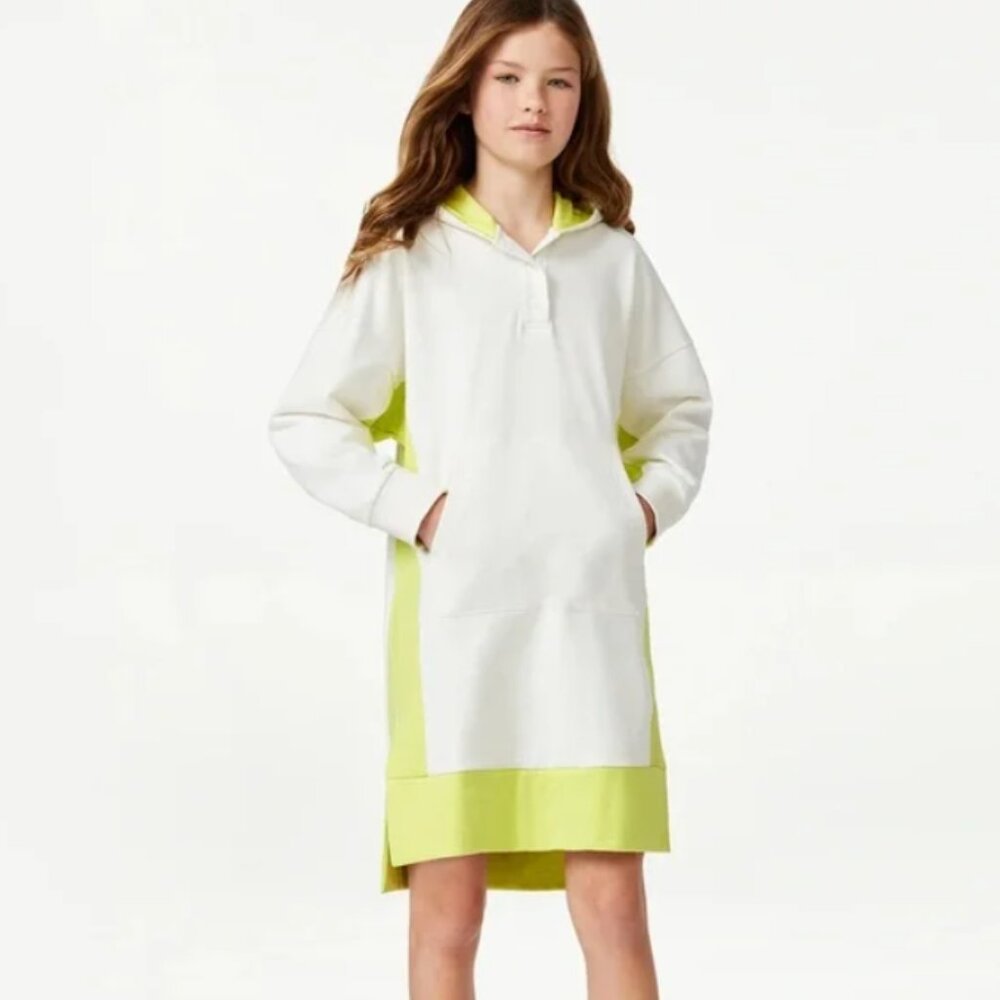 Free Assembly colorblock hooded dress size 6/6x